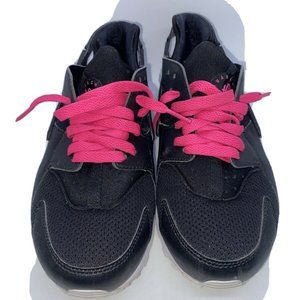 Nike Air Huarache Run Youth 6.5 Running Black Pink